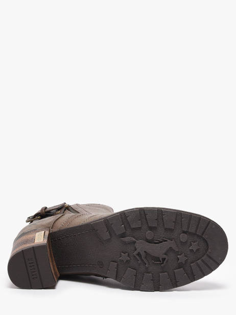 Enkellaarsjes Met Hak Mustang Grijs women M0182004 ander zicht 4